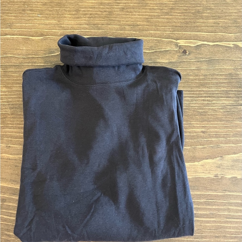 Dark Brown Turtleneck Top